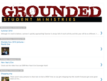 Tablet Screenshot of groundedstudentministries.blogspot.com