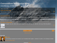Tablet Screenshot of doctormomsays.blogspot.com