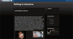 Desktop Screenshot of fishingmenorca.blogspot.com