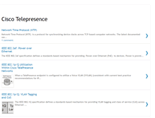Tablet Screenshot of cisco-telepresence.blogspot.com