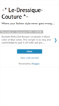Mobile Screenshot of le-dressique-couture.blogspot.com