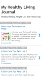 Mobile Screenshot of myhealthylivingjournal.blogspot.com