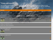 Tablet Screenshot of guiaconcanes.blogspot.com