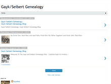 Tablet Screenshot of gayk-seibertgenealogy.blogspot.com