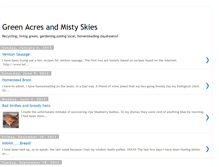 Tablet Screenshot of greenacresandmistyskies.blogspot.com