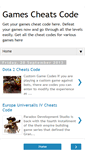 Mobile Screenshot of cheats-your-games.blogspot.com