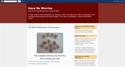 Desktop Screenshot of havenoworries.blogspot.com
