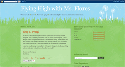 Desktop Screenshot of floresclass.blogspot.com