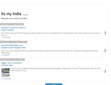 Tablet Screenshot of its-my-india.blogspot.com