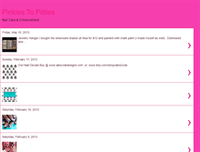 Tablet Screenshot of pinkies2pitties.blogspot.com