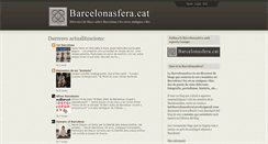 Desktop Screenshot of barcelonasfera.blogspot.com