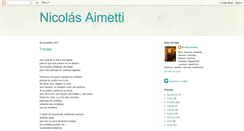 Desktop Screenshot of nicoaimetti.blogspot.com