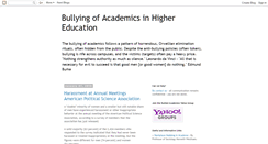 Desktop Screenshot of bulliedacademics.blogspot.com