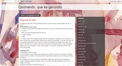 Desktop Screenshot of cocinandoqueesgerundio.blogspot.com