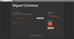 Desktop Screenshot of miguelcontreras.blogspot.com