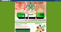 Desktop Screenshot of grupo4tic-tanicosdelsaber.blogspot.com