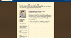 Desktop Screenshot of mariaelisabetholiveira.blogspot.com