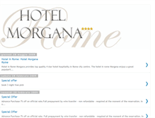 Tablet Screenshot of hotelmorganarome.blogspot.com