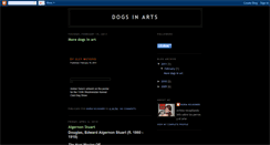Desktop Screenshot of dogsinart.blogspot.com