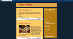 Desktop Screenshot of bloggingforbargains.blogspot.com