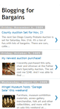 Mobile Screenshot of bloggingforbargains.blogspot.com