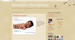 Desktop Screenshot of mamaratzyphotography.blogspot.com