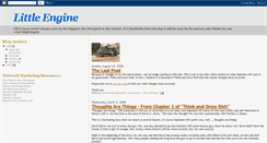 Desktop Screenshot of littleengineblog.blogspot.com