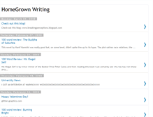 Tablet Screenshot of homegrownwriting.blogspot.com