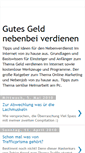 Mobile Screenshot of gutes-geld-nebenbei-verdienen.blogspot.com