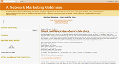 Desktop Screenshot of networkmarketinggoldmine.blogspot.com