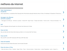 Tablet Screenshot of melhores-da-internet.blogspot.com