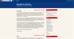 Desktop Screenshot of baseballexmachina.blogspot.com
