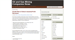 Desktop Screenshot of oil-gas-news.blogspot.com