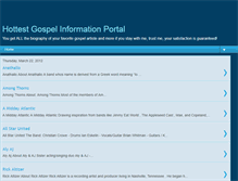 Tablet Screenshot of gospelmusicbomb.blogspot.com