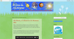 Desktop Screenshot of elchicodelosplanetas.blogspot.com