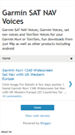 Mobile Screenshot of garminsatnavvoices.blogspot.com