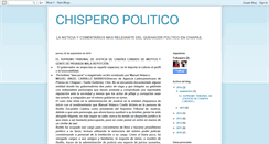 Desktop Screenshot of chiapasenlanoticia.blogspot.com
