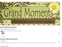 Tablet Screenshot of grandmoments.blogspot.com