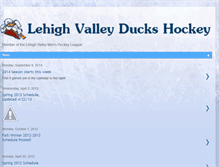 Tablet Screenshot of lvduckshockey.blogspot.com