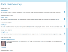 Tablet Screenshot of joesheartjourney.blogspot.com