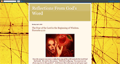 Desktop Screenshot of jeannie-reflectionsfromgodsword.blogspot.com