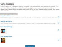 Tablet Screenshot of caleidoscopioteatro.blogspot.com