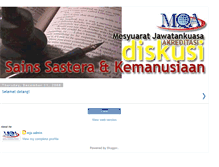 Tablet Screenshot of mja-sasterakemanusiaan.blogspot.com