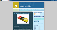 Desktop Screenshot of mediaappetite.blogspot.com