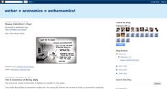 Desktop Screenshot of esthernomics.blogspot.com