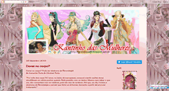 Desktop Screenshot of kantinhodasmulheres.blogspot.com