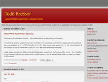 Tablet Screenshot of mrkresser.blogspot.com