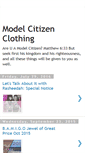 Mobile Screenshot of modelcitizenclothing.blogspot.com