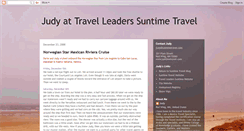 Desktop Screenshot of judysuntimetravel.blogspot.com