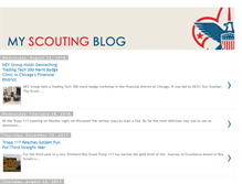 Tablet Screenshot of myscoutingblog.blogspot.com